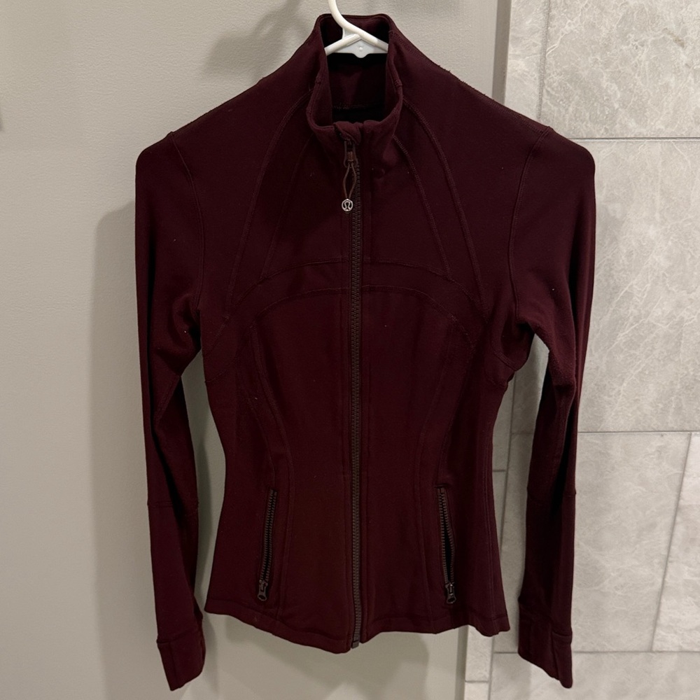 Lululemon Burgundy Define Jacket